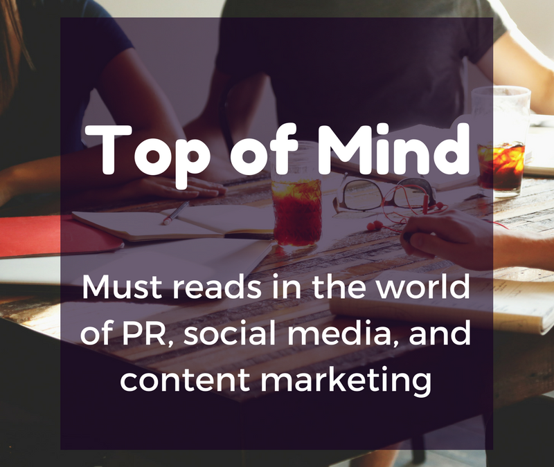 Top of Mind: Media Pitches, PESO Model, and Instagram Analytics